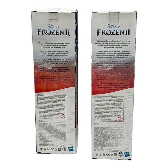 Frozen Elsa Anna Fashion Dolls Lot 2 Hasbro New in Box - Picture 3 of 3